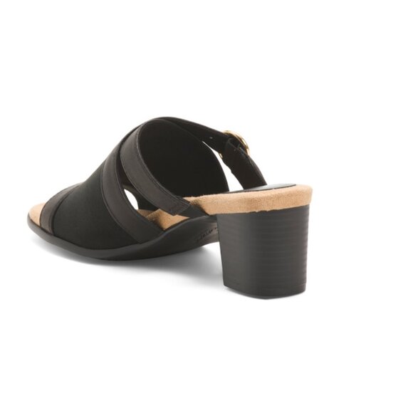TROTTERS Black Mitzie Heeled Comfort Sandals - Picture 2 of 2